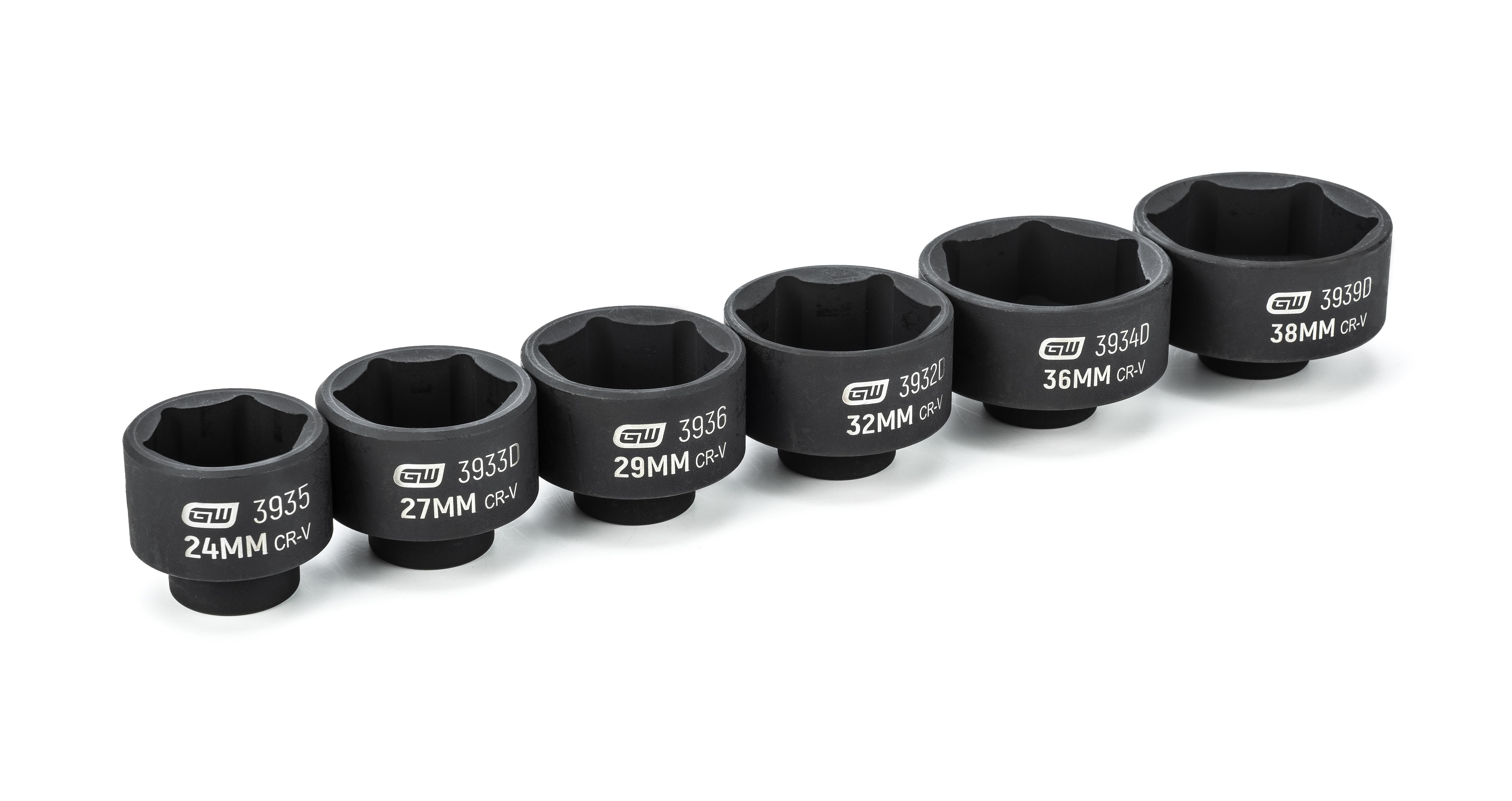 6 Piece Oil Canister Socket Set Service Kit