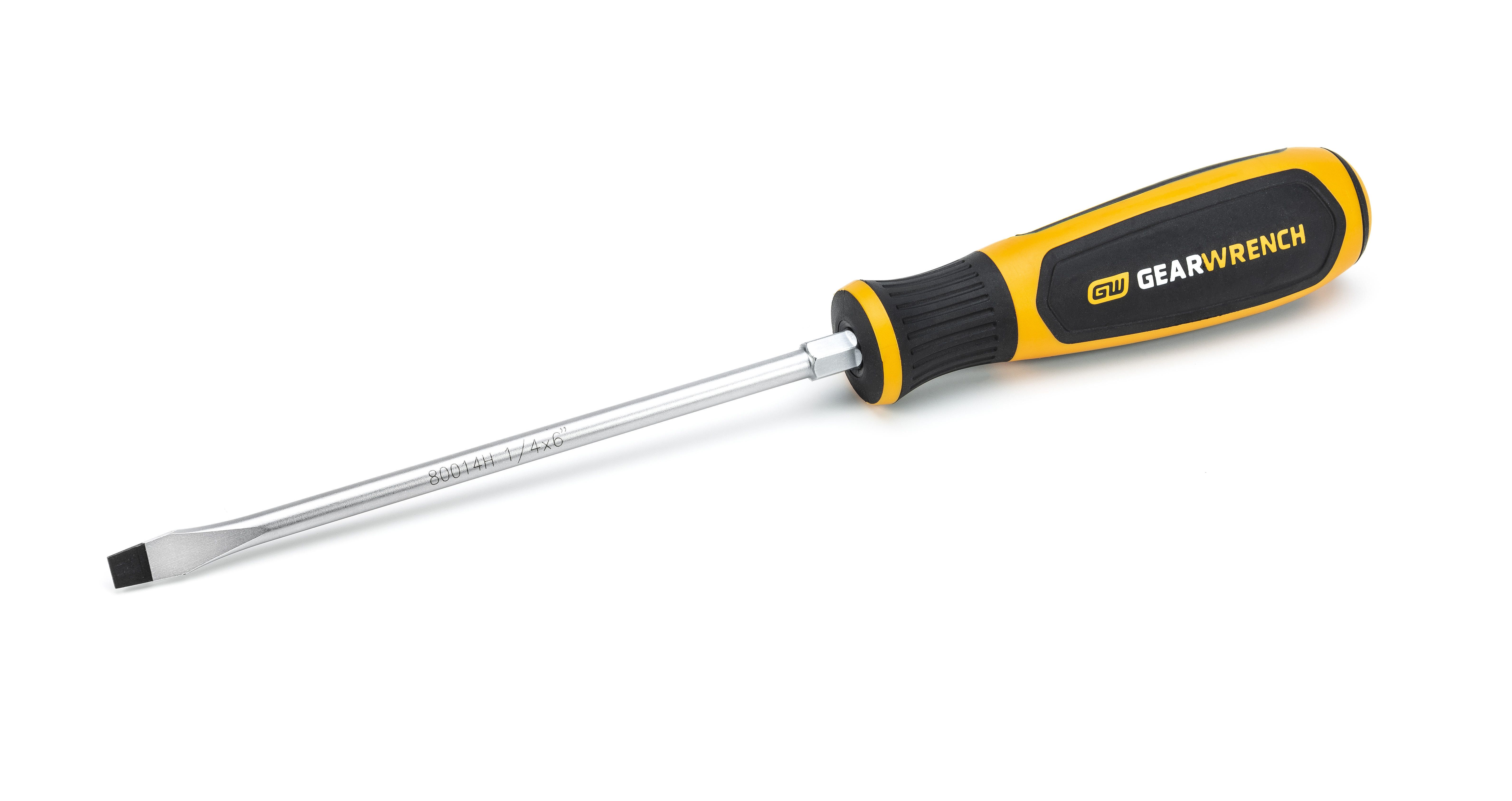1/4" x 6" Slotted Dual Material Screwdriver
