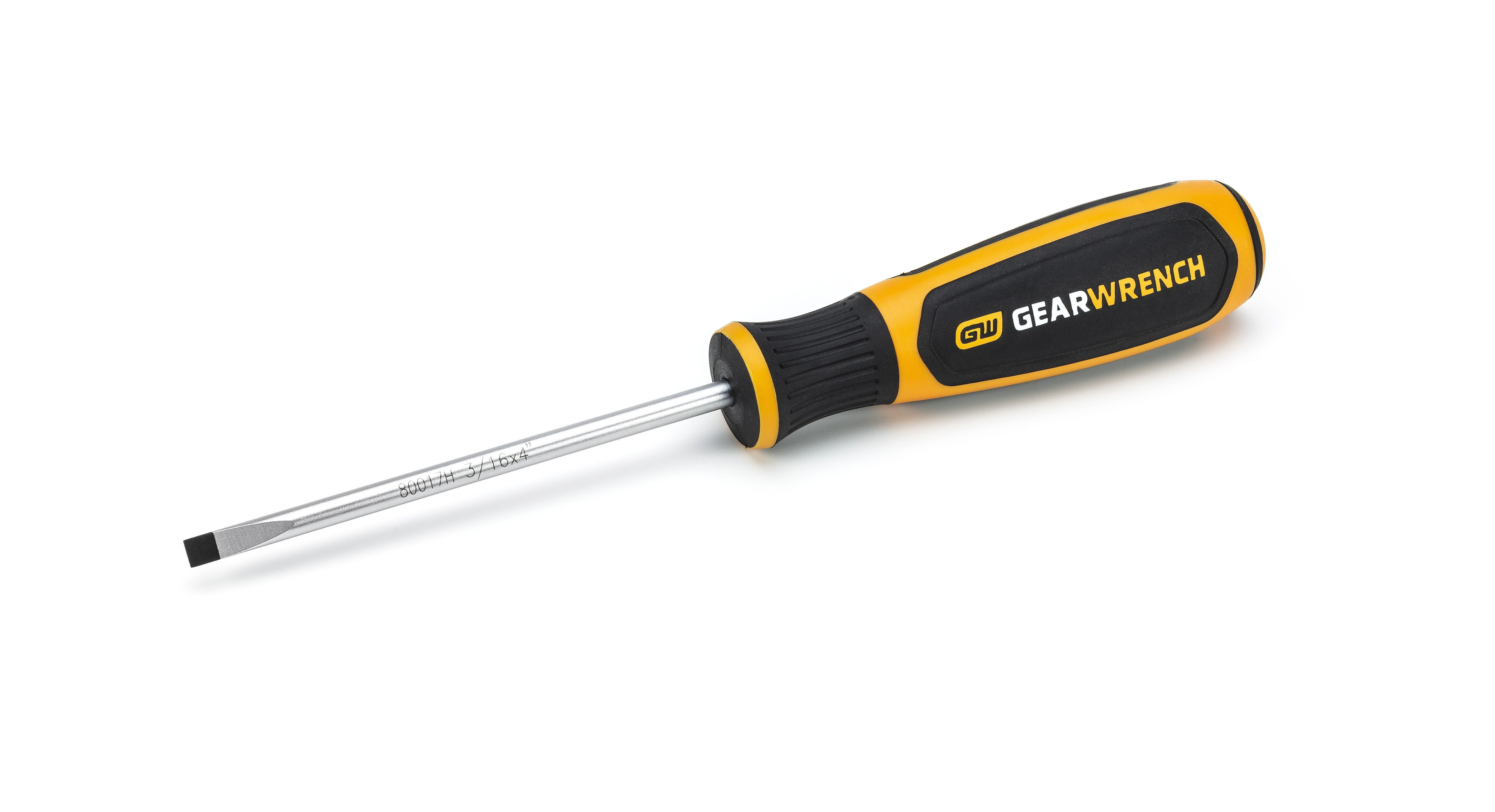 3/16" x 4" Cabinet Dual Material Screwdriver