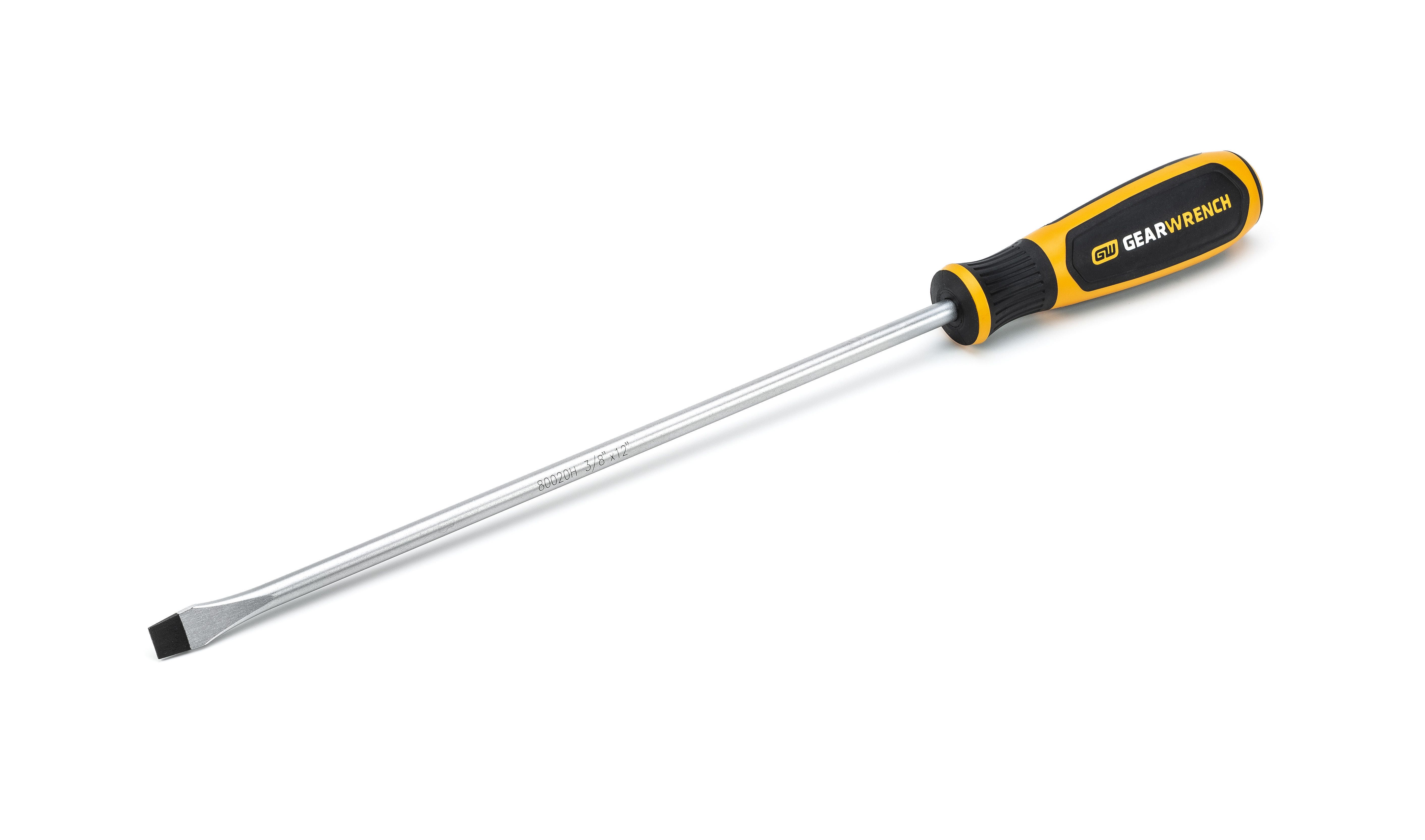 3/8" x 12" Slotted Dual Material Screwdriver