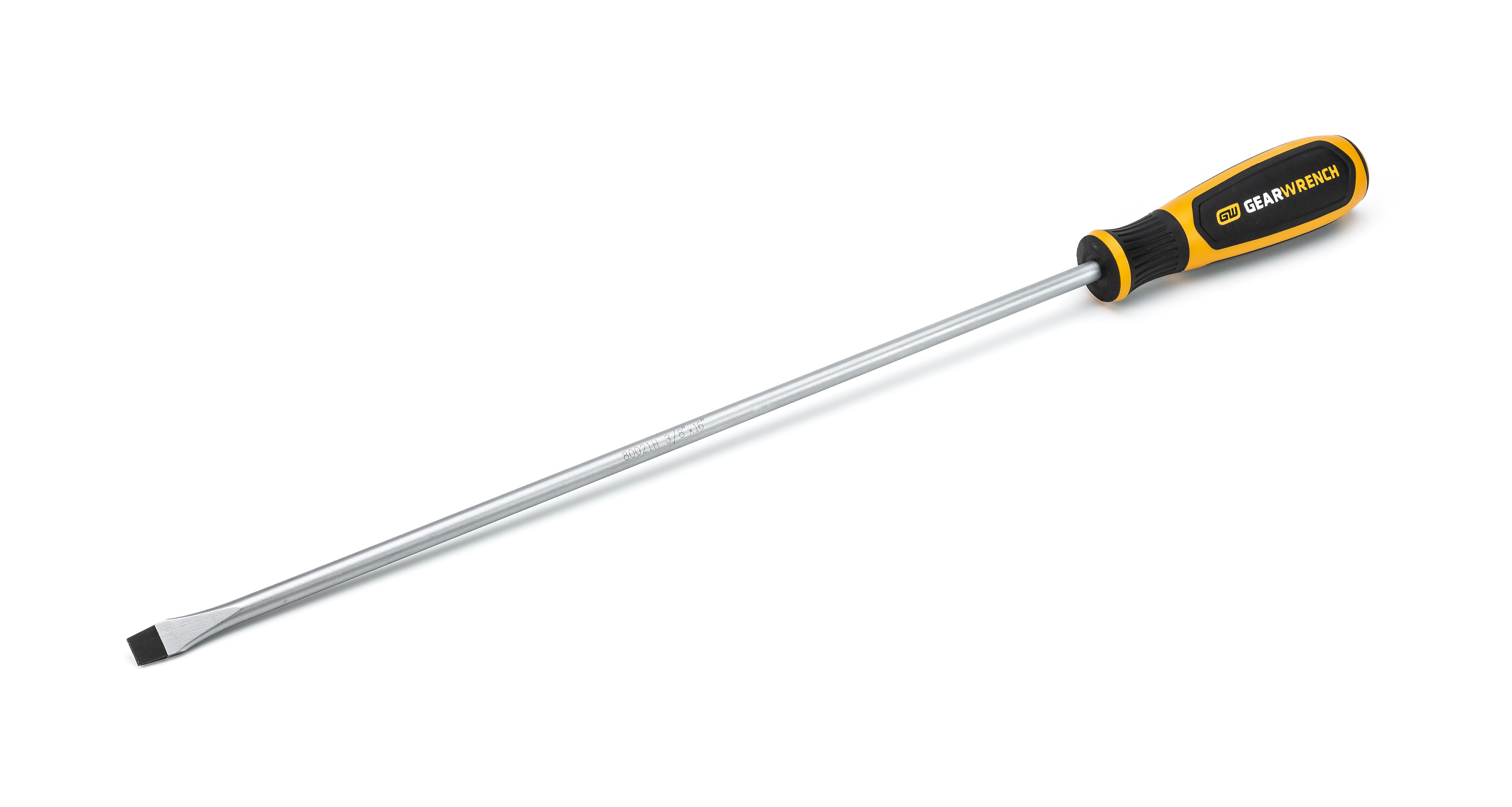GEARWRENCH 3/8" x 16" Slotted Dual Material Screwdriver