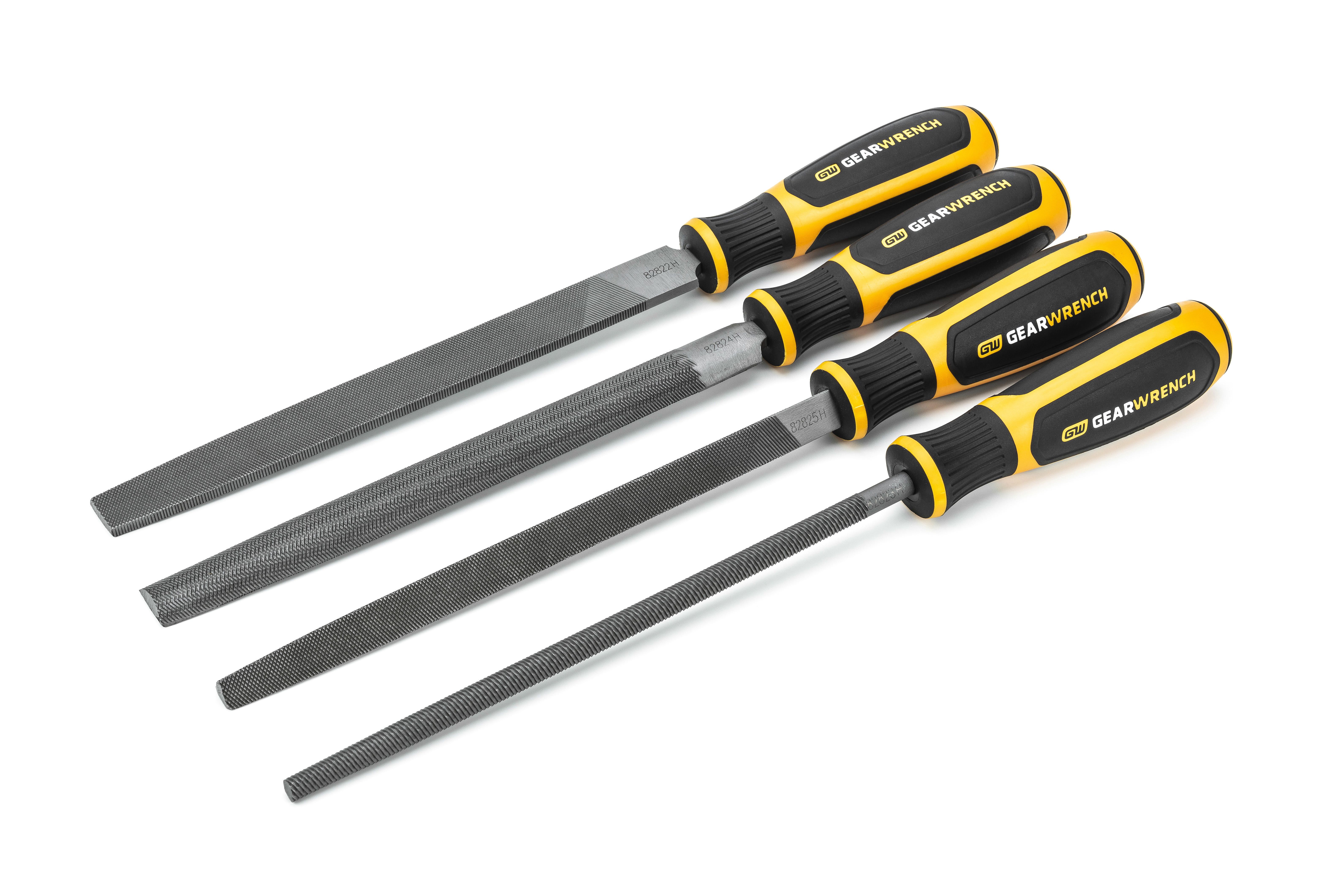 4 Piece 8" Bastard File Set