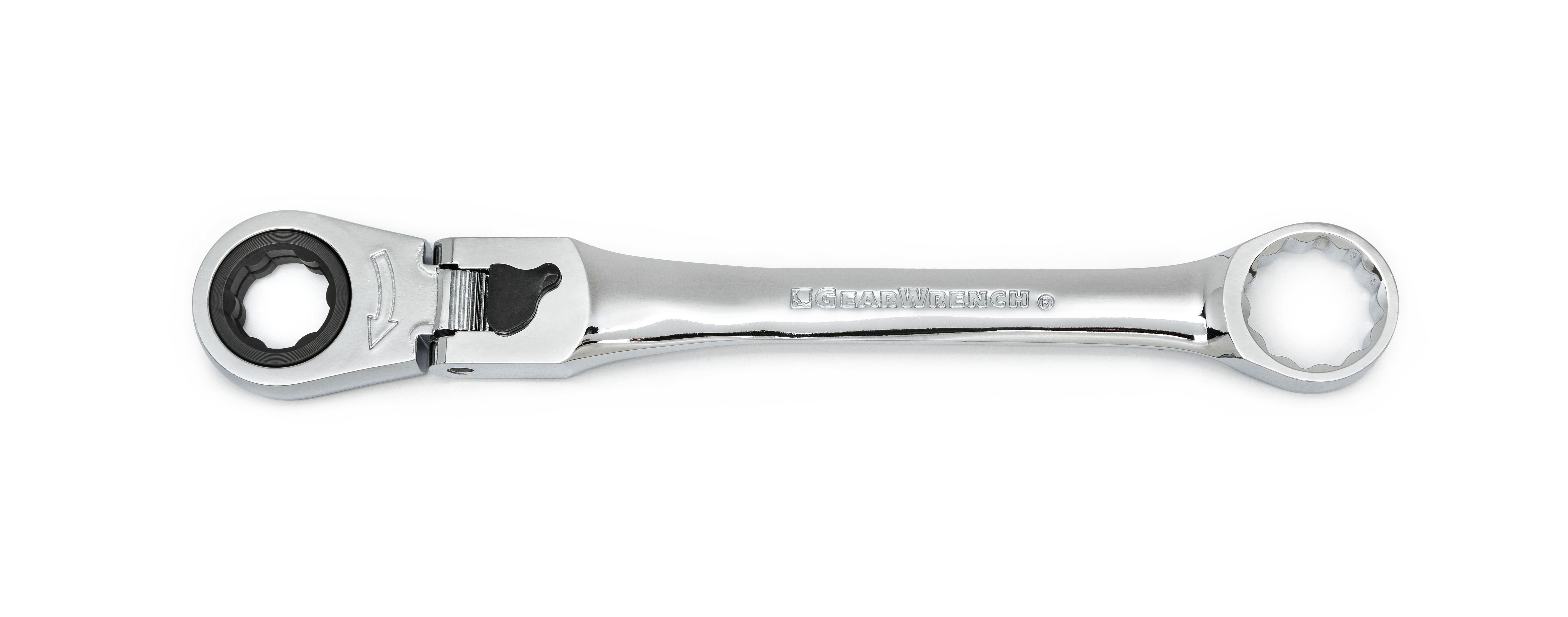 7/8" 12 Point Locking Flex Head Double Box Ratcheting Wrench
