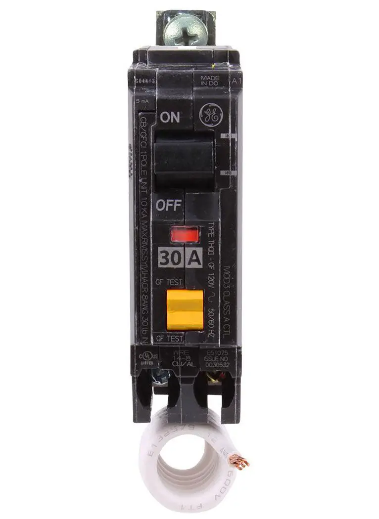 General Electric THQB1130GFEP - GE - 30 Amp 30 mA Ground Fault (GFEP) Breaker