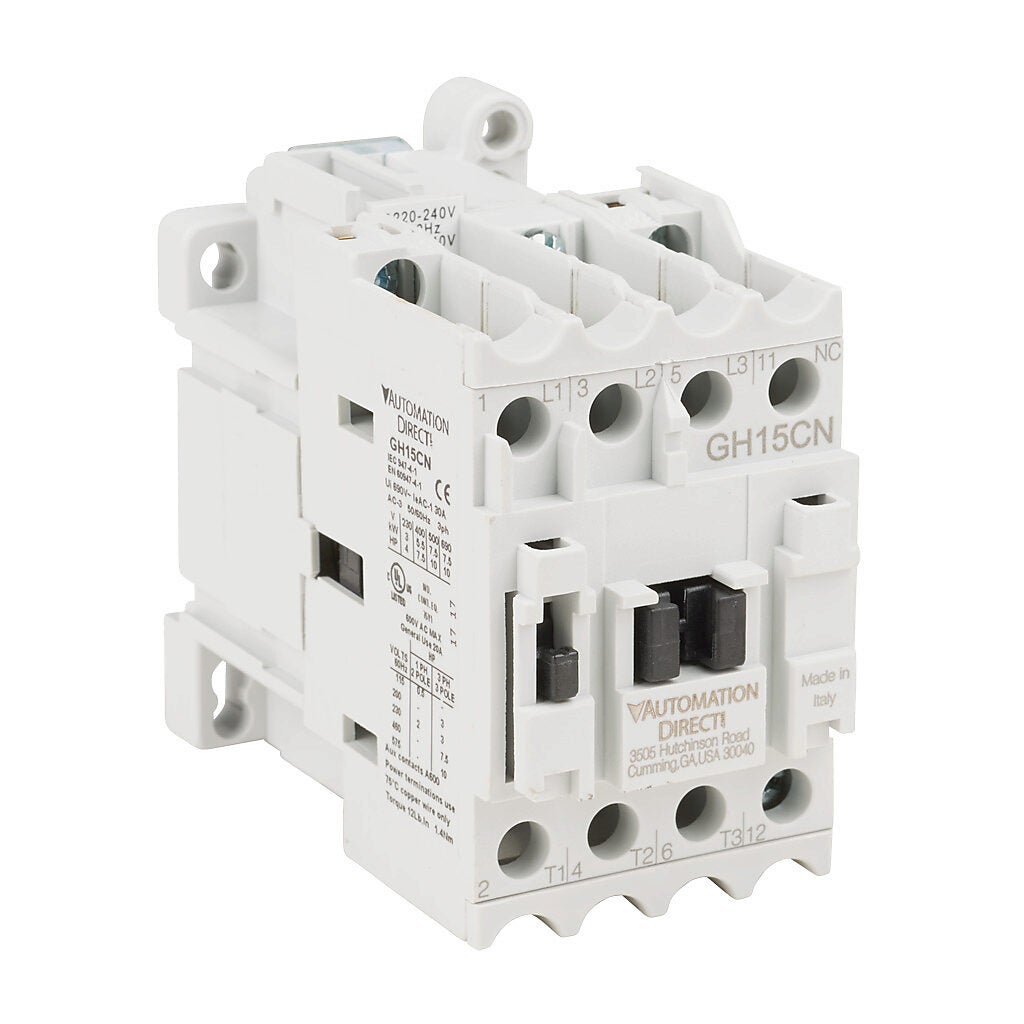AutomationDirect GH15 series IEC contactor - GH15CN-3-01B