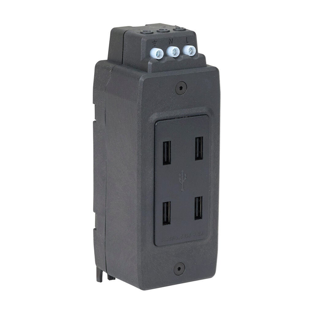 Gladiator (4) USB Type A receptacle - GR-USB-4A