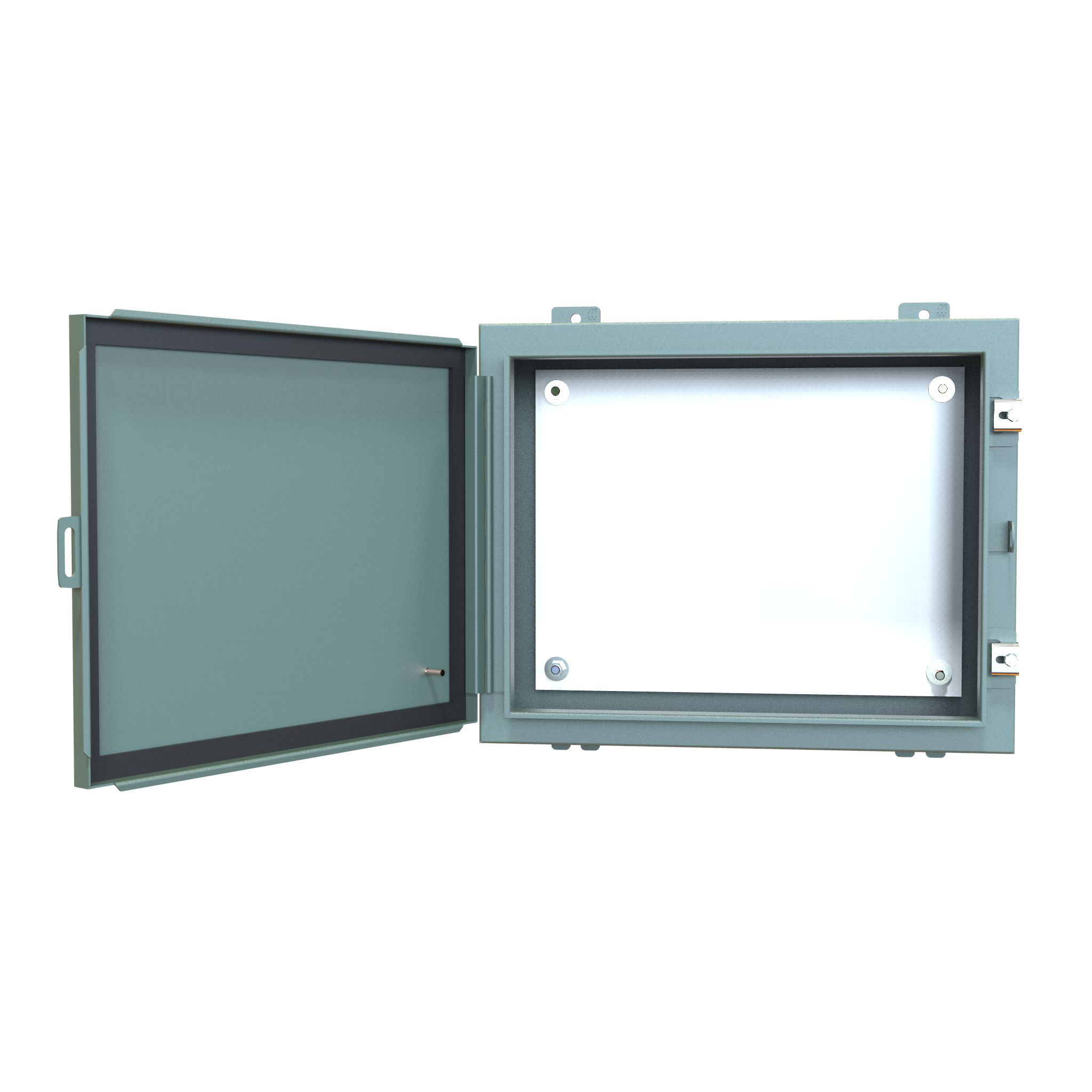 Hammond Manufacturing N12 Wallmount Encl w/panel - 16 x 20 x 6 - Steel/Gray (1418CR6)