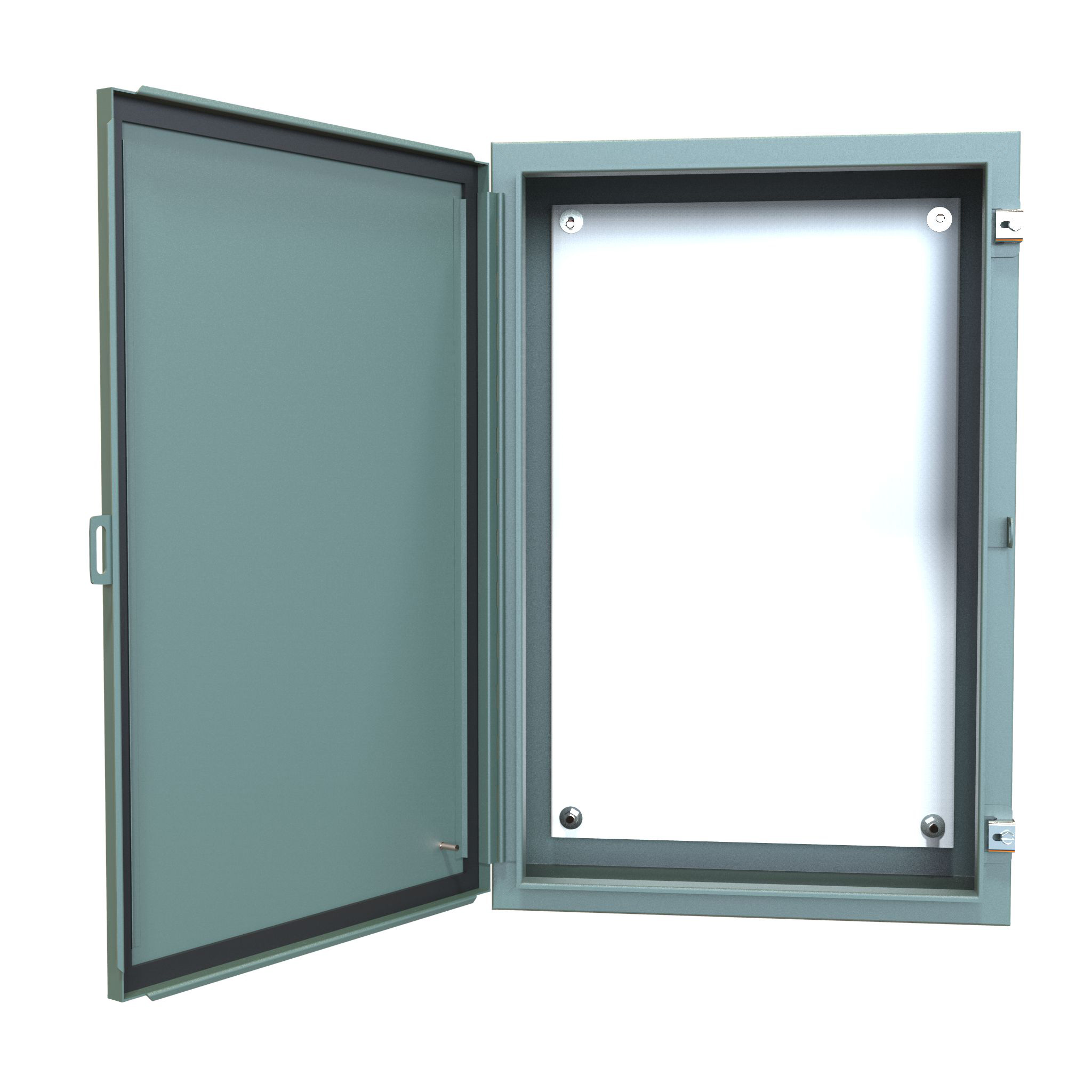 Hammond Manufacturing N12 Wallmount Encl w/panel - 30 x 20 x 8 - Steel/Gray (1418F8)