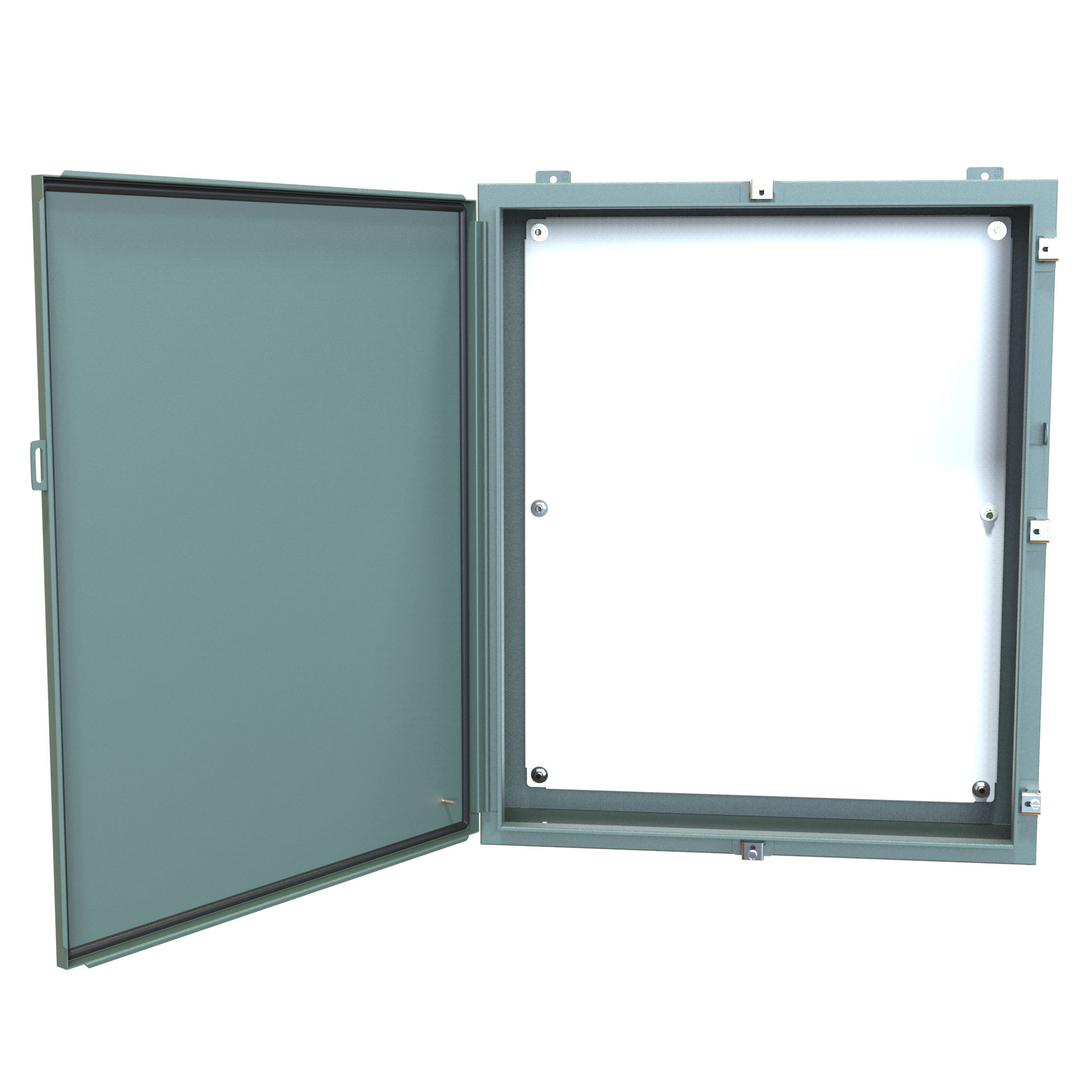 Hammond Manufacturing N4 Wallmount Encl w/panel - 36 x 30 x 8 - Steel/Gray