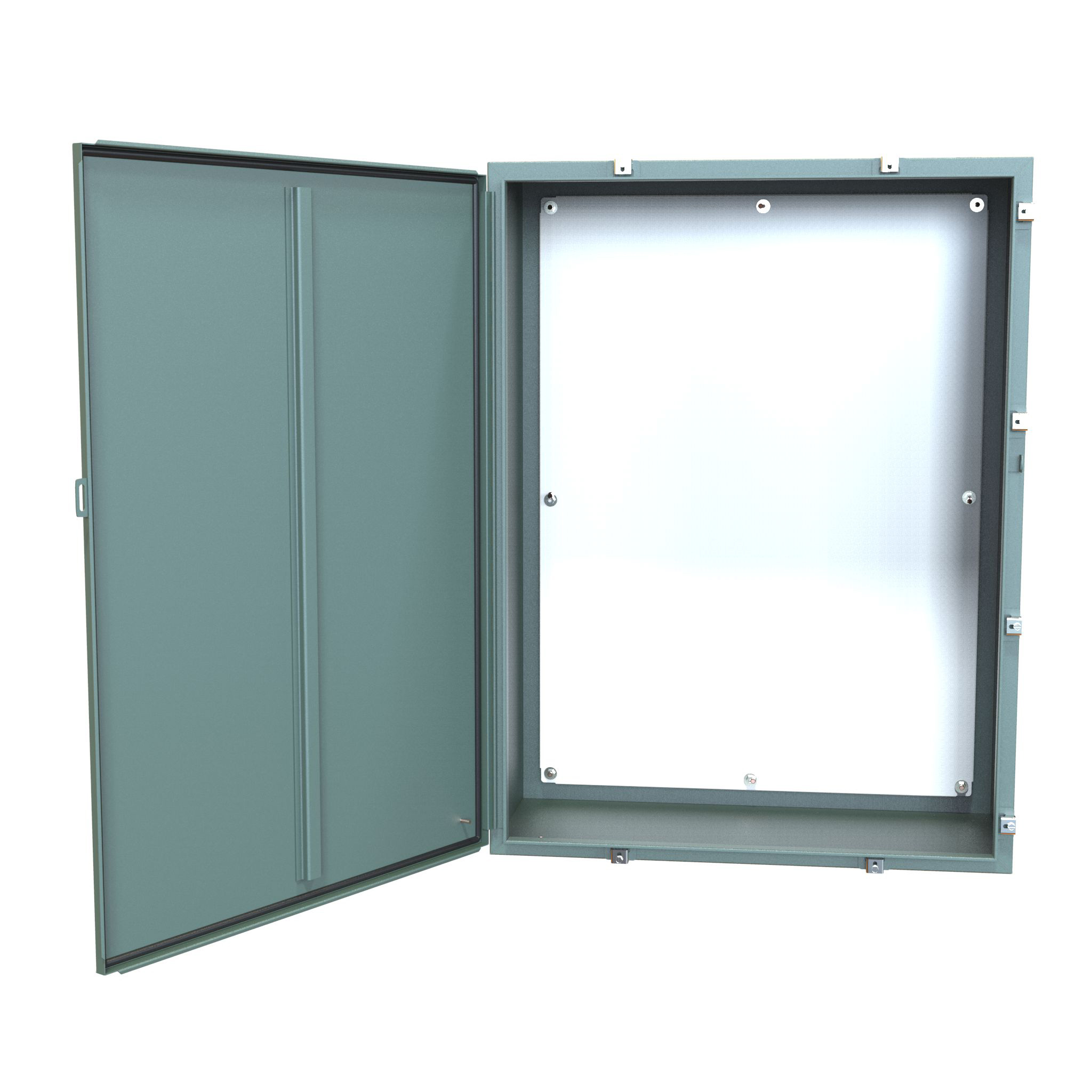 Hammond Manufacturing N4 Wallmount Encl w/panel - 48 x 36 x 16 - Steel/Gray
