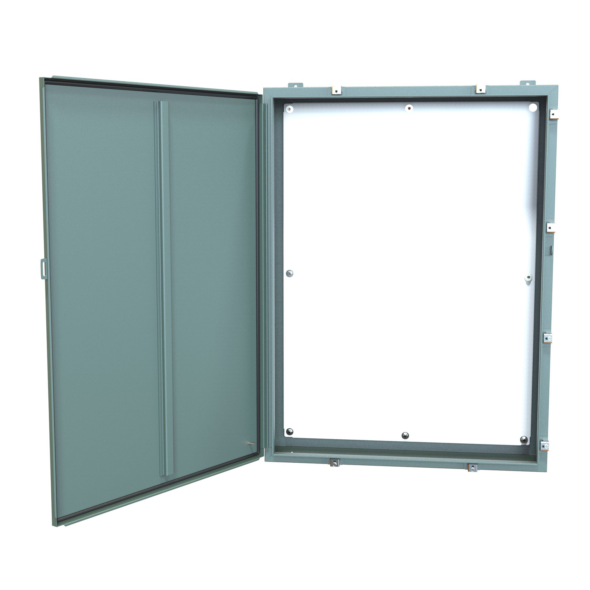 Hammond Manufacturing N4 Wallmount Encl w/panel - 48 x 36 x 8 - Steel/Gray