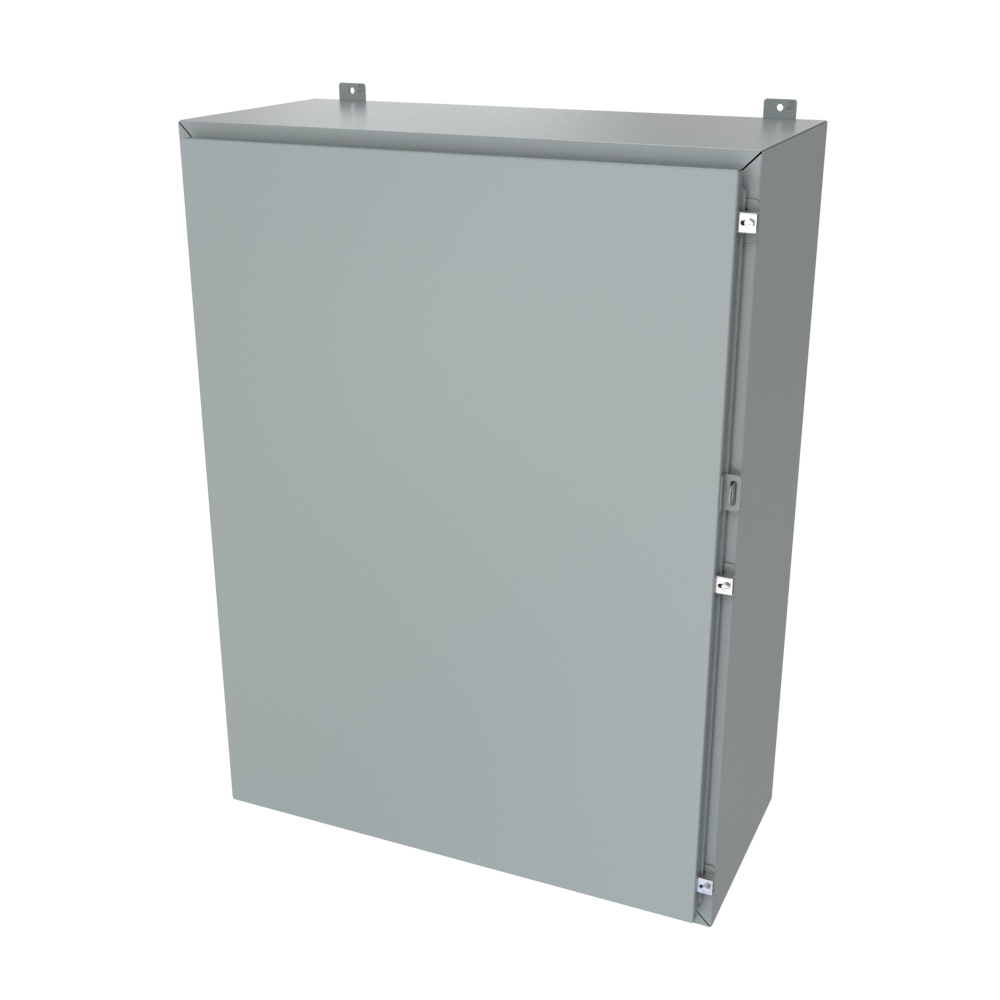Hammond Manufacturing N4/12 Wallmount Encl less panel - 48 x 36 x 16 - Steel/Gray (1418S16LP)