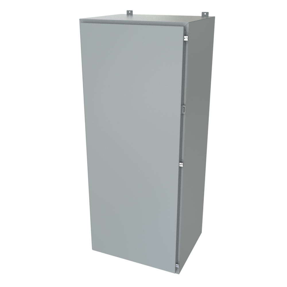 Hammond Manufacturing N4/12 Wallmount Encl less panel - 72 x 30 x 24 - Steel/Gray (1418U24LP)