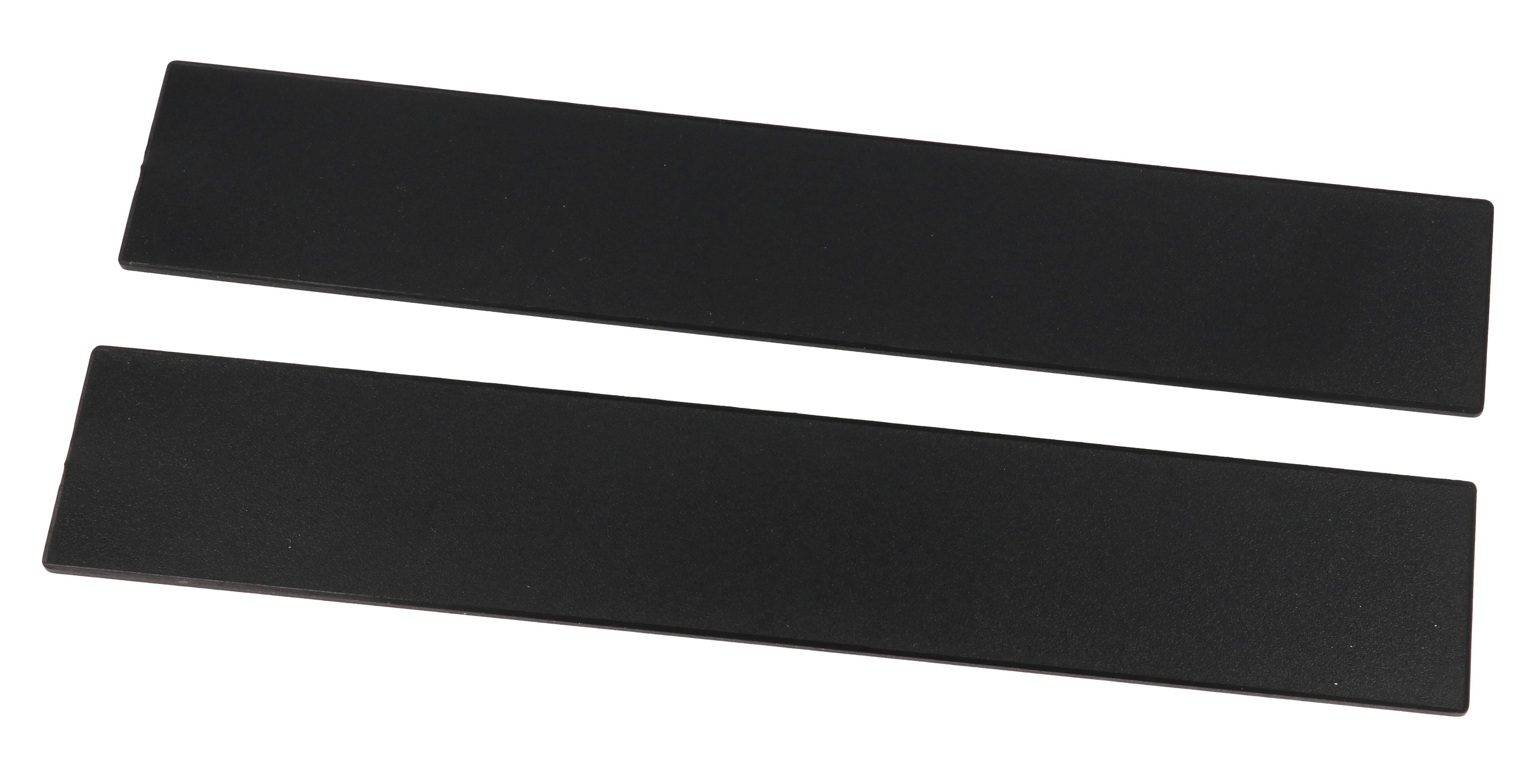 Hammond Manufacturing hardware - plastic end panels for 1598H enclosures, 2-pack (1598PLHBK)