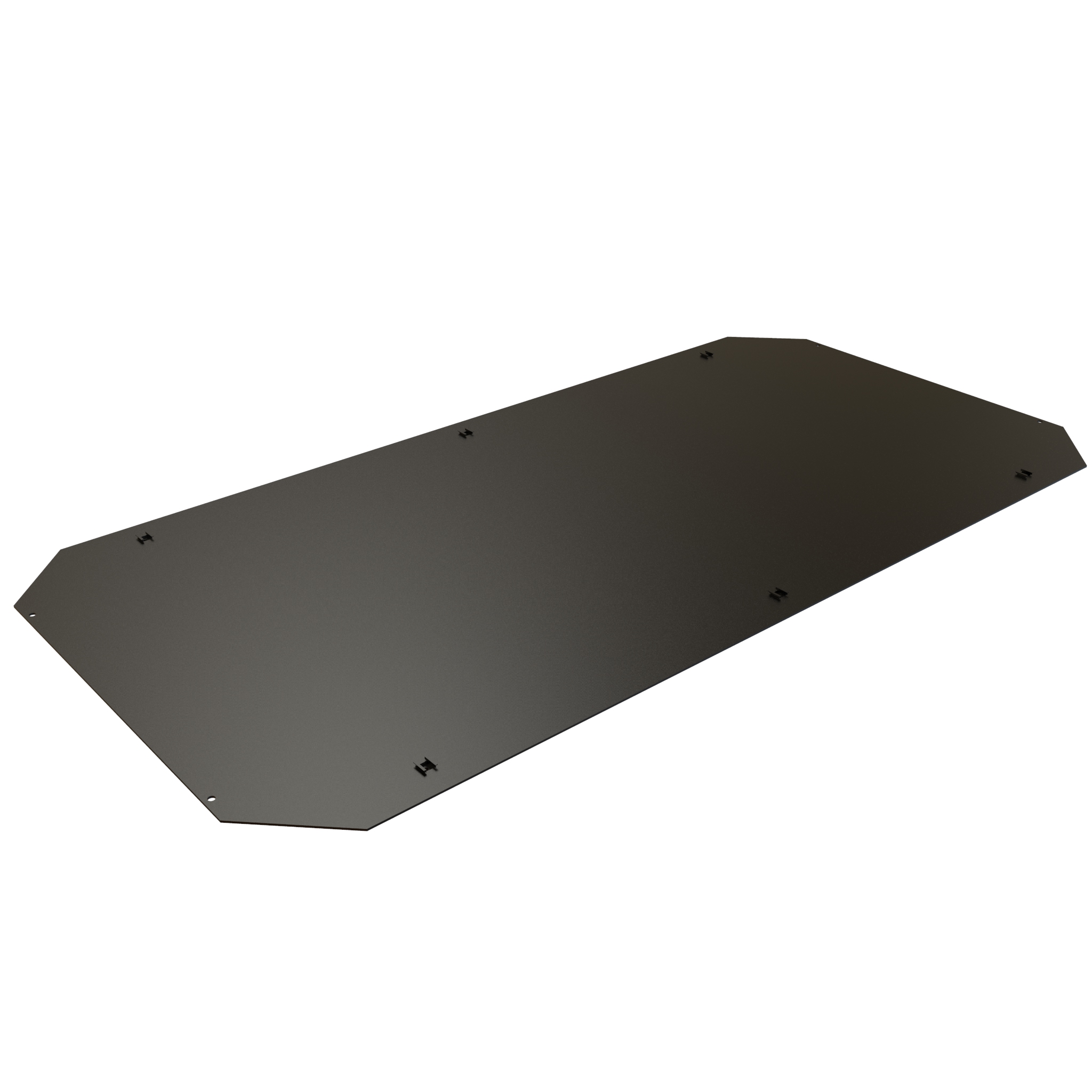 Hammond Manufacturing 42D Solid Bottom Panel for CLC Cabinet (CLCBP42BK)