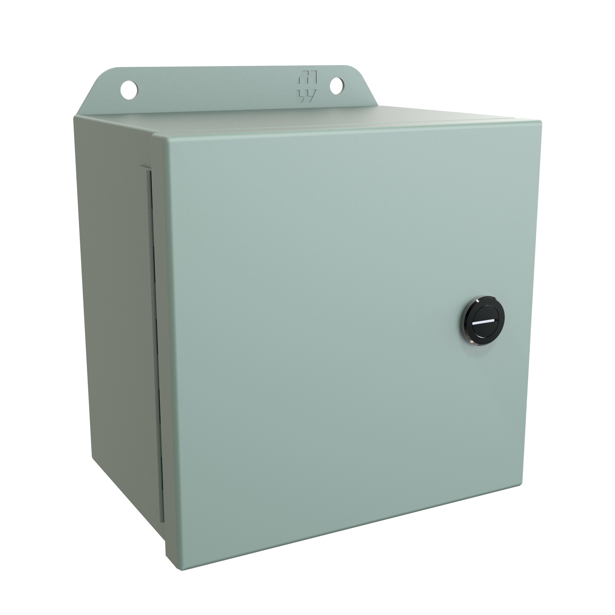 Hammond Manufacturing N4,12 Eclipse Junior encl w/ panel - 6 x 6 x 4 - Steel/Gray (EJ664)