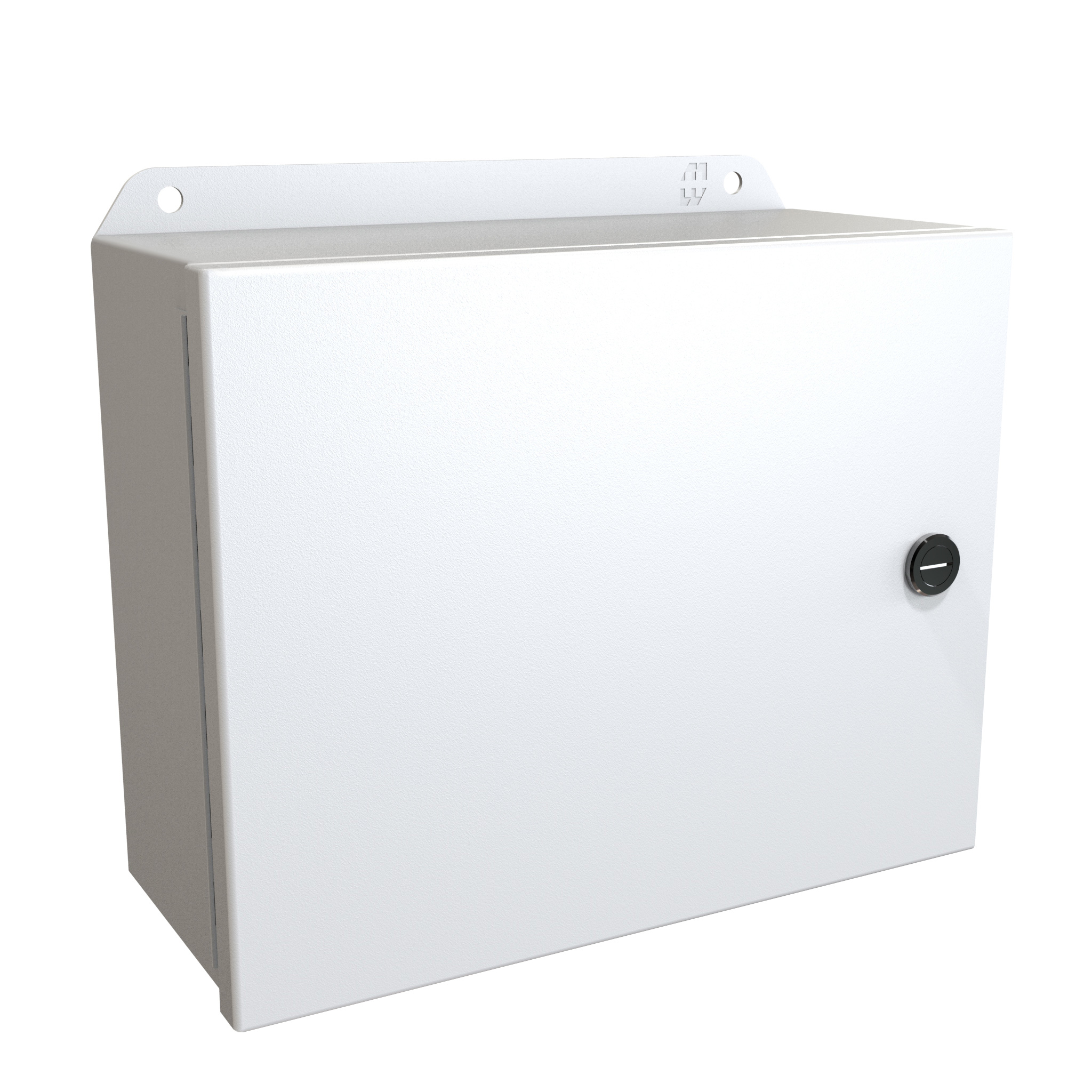 Hammond Manufacturing N4,12 Eclipse Junior encl w/ panel - 8 x 10 x 4 - Steel/Lt Gray (EJ8104LG)
