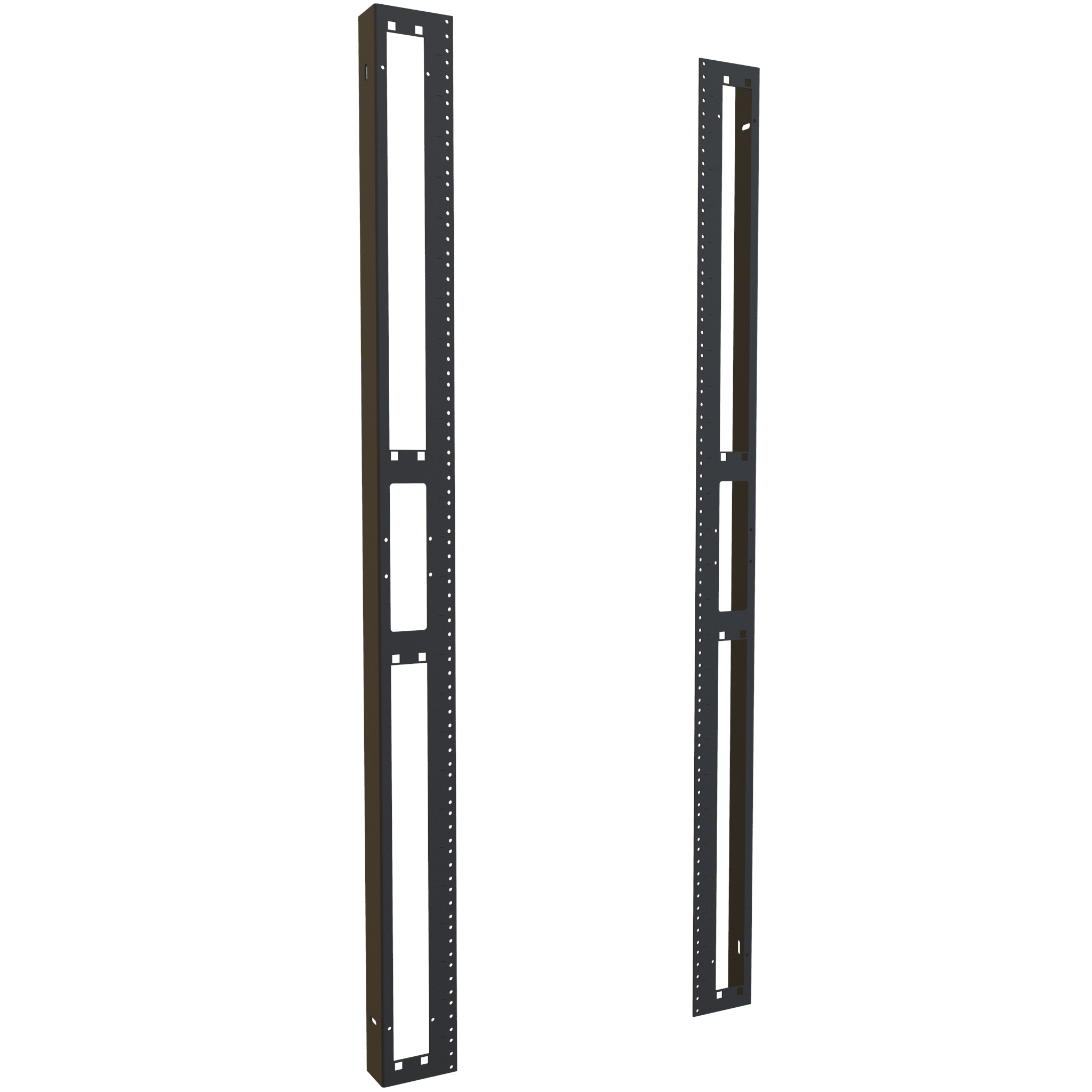 Hammond Manufacturing 27U Pair of Tapped 10-32 Rails for 30W HWC (HWC3027UTR)
