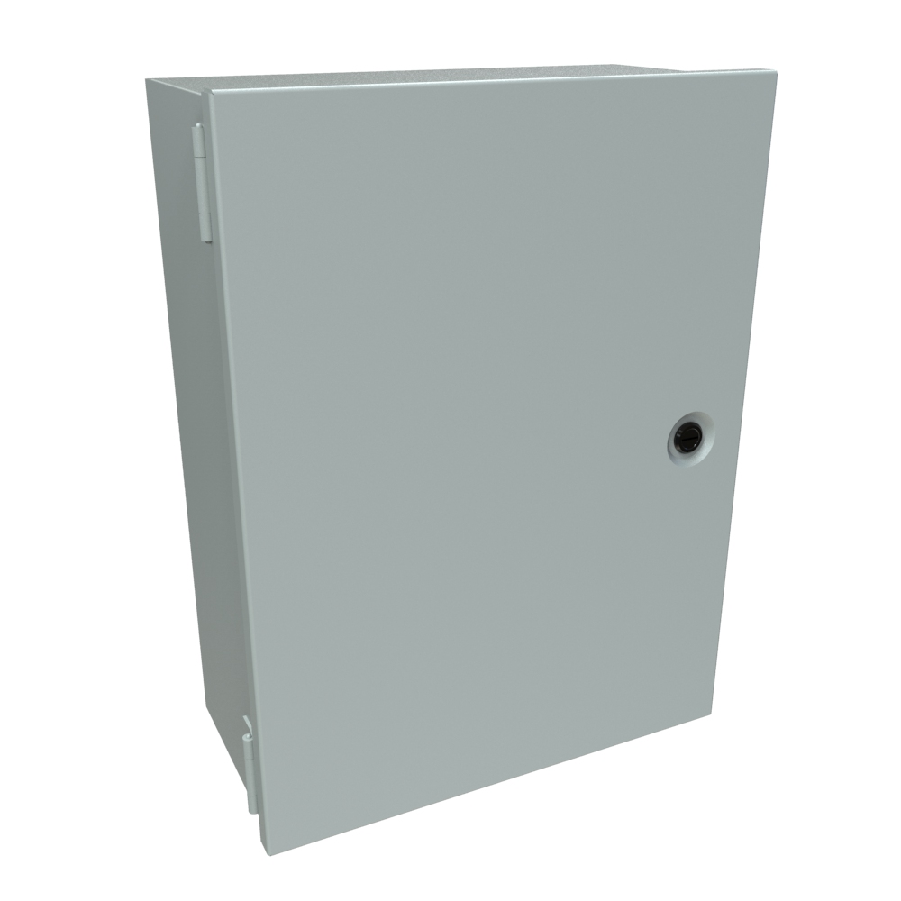 Hammond Manufacturing N1 Enclosure w/panel - 16 x 12 x 6 - Steel/Gray (N1J16126)