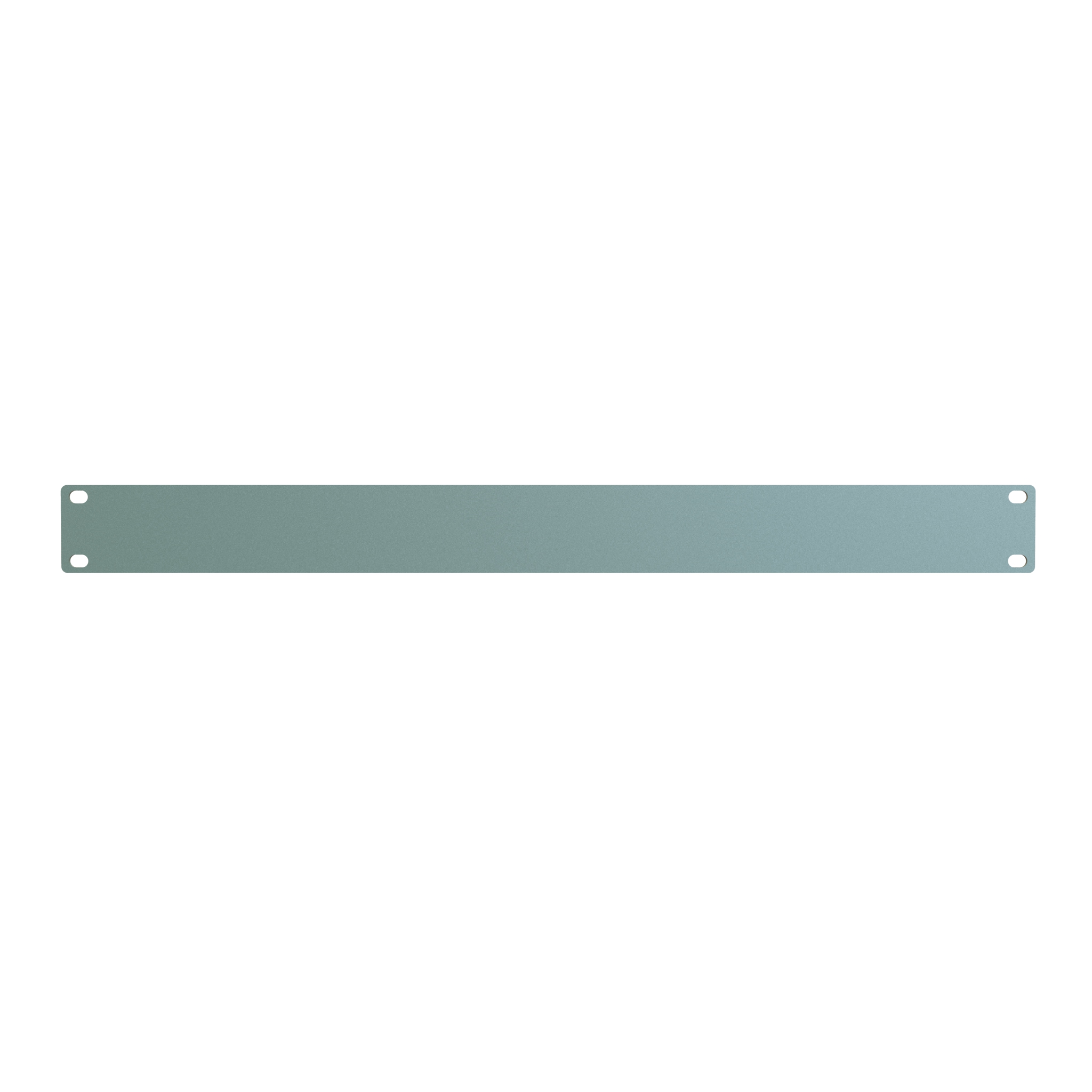 Hammond Manufacturing 1U FLAT STEEL RACK PANEL (PBPS19001GY2)