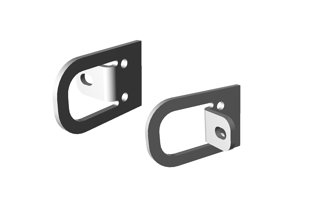 Hammond Manufacturing rack - handle kit for 1U RMC series.  Sold as a pair. (RMCHANDLE1U)