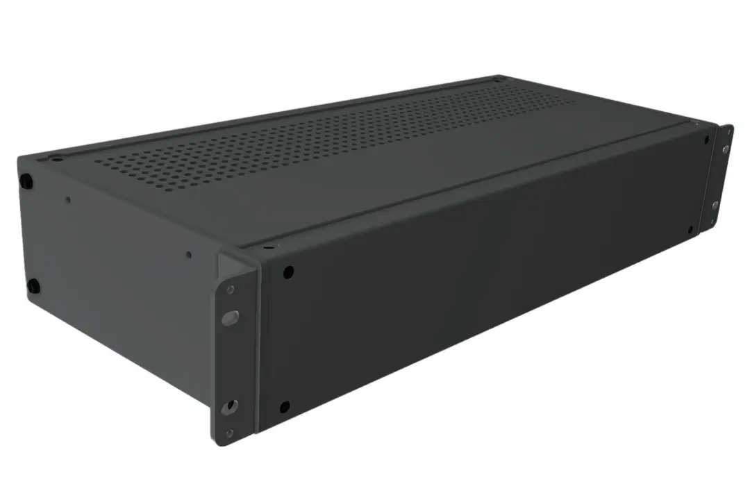 Hammond rackmount / desktop instrument enclosure, vented 17x8x3.5