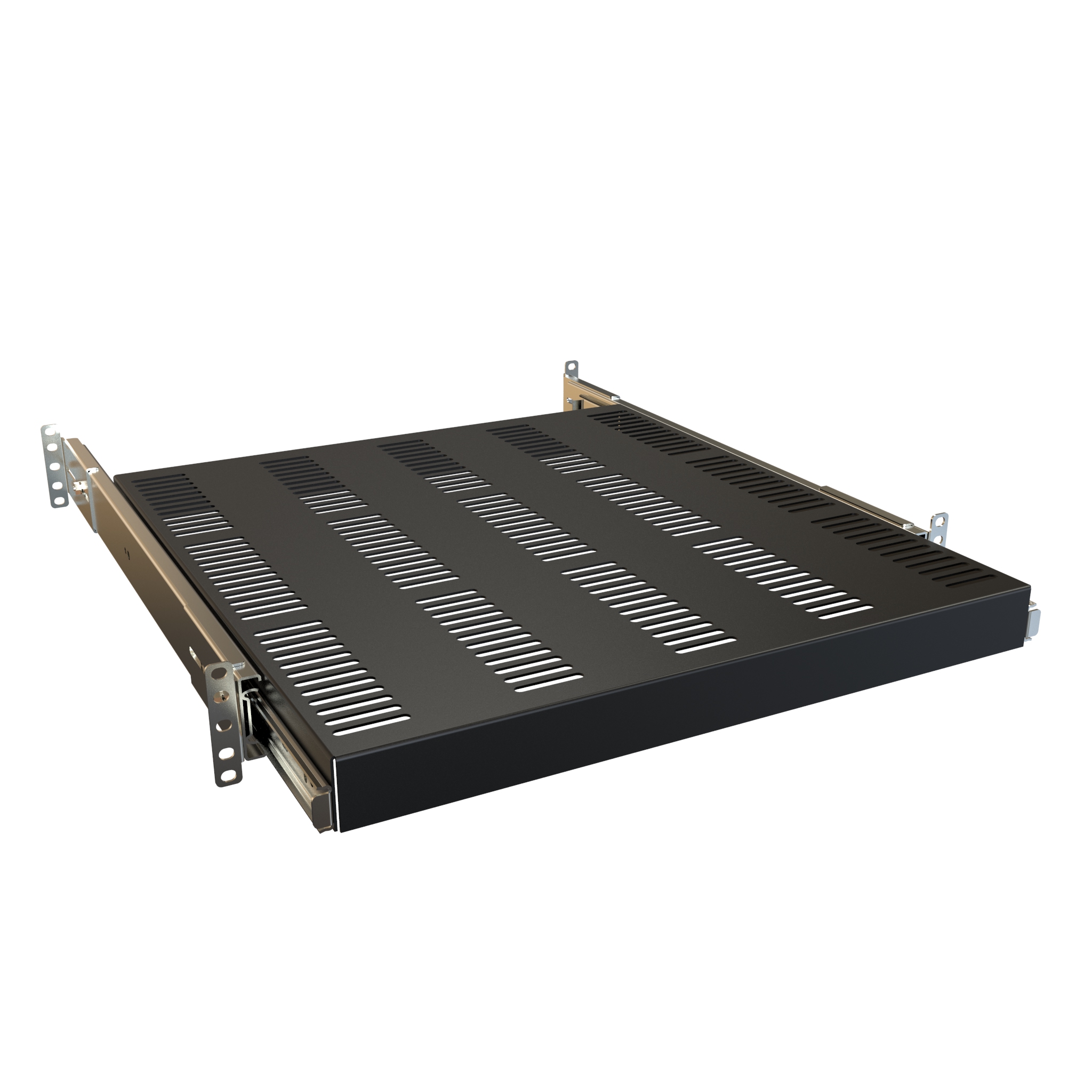 Hammond Manufacturing 2U 18D VENTED SLIDING SHELF (RSVS1918BK1)
