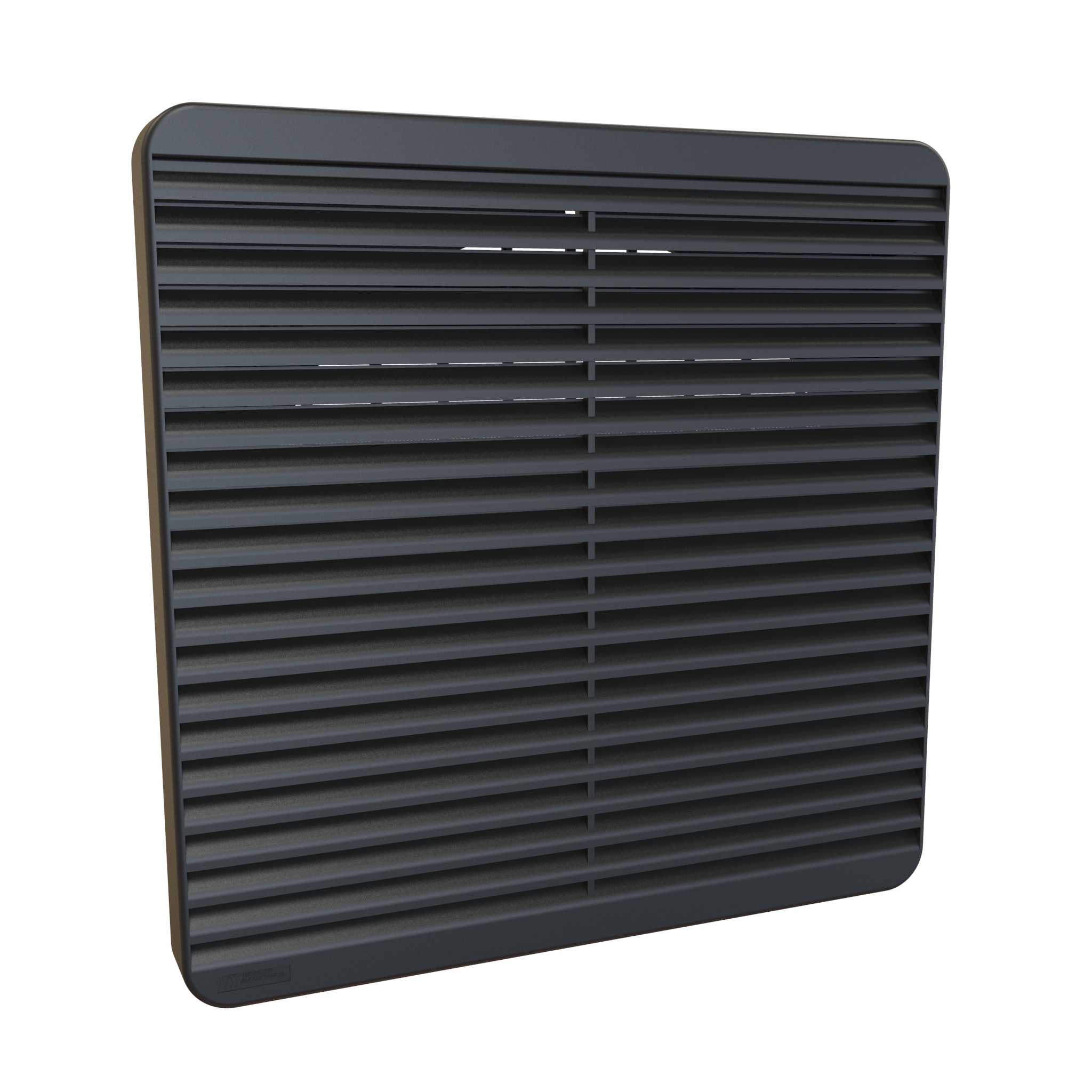 Hammond Manufacturing 254MM FILTER GRILL BLACK (XPFA254BK)