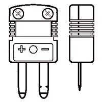 HMS Red Lion RED LION CONTROLS - TMPCNM03 - TC PROBE CONN T MIN MALE