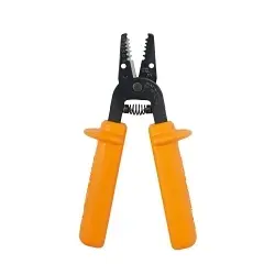 Klein 11045-INS Wire Stripper, 18 to 10 AWG Solid Cable, 7 in OAL, Steel Body
