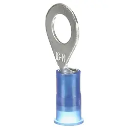 Scotchlok 7000133414 MNG14-8R/SX Standard Ring Tongue, 16 to 14 AWG Conductor, 0.81 in L, Nylon, Blue