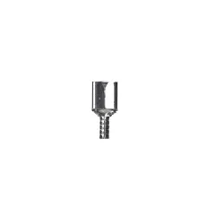 3M 7010297496 MU14-250DFX Female Disconnect, 0.25 in Tab, Butted Barrel, Brass, Non-Insulated