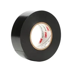 Temflex 7000132902 1700 Electrical Maintenance Tape, 22 yd L 1 in W, 7 mil THK, Vinyl, Rubber Adhesive, Black