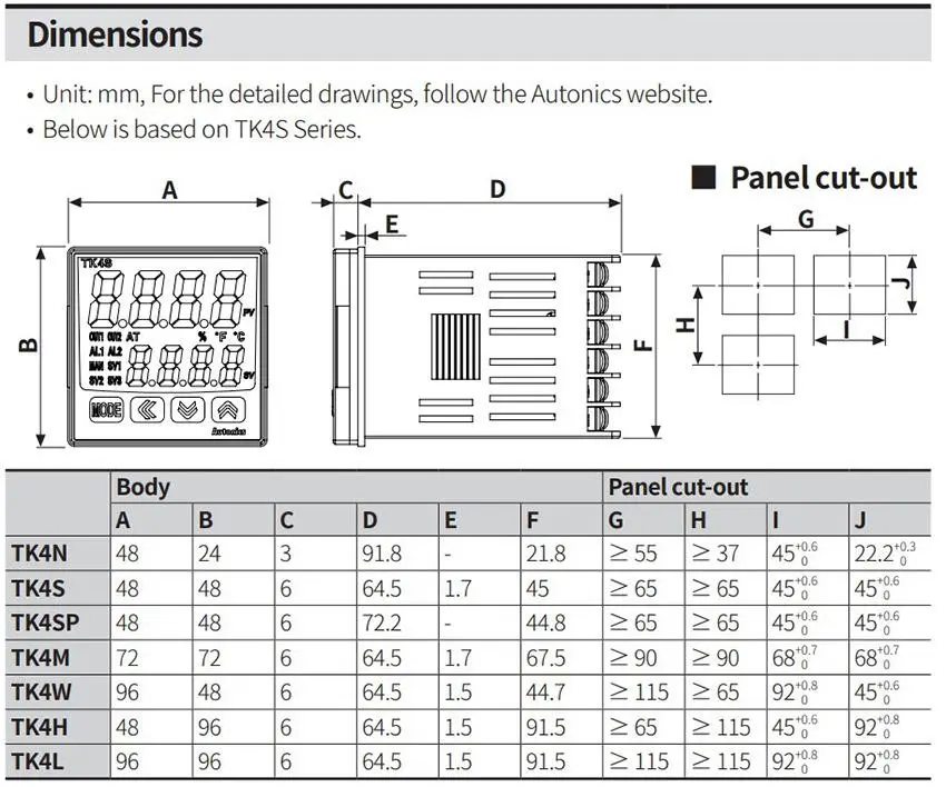 Autonics TK4L-14SN