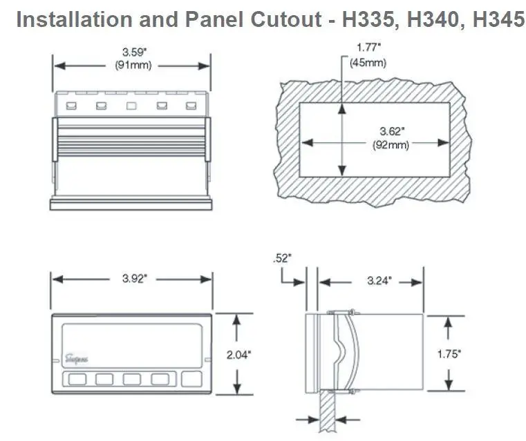 Simpson Electric H335-1-71-0-4-2