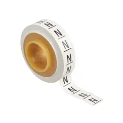 3M 7000031529 SDR-N Wire Marker Tape, 2.4 m L 5.46 mm W, White, Plastic