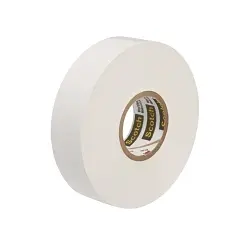 Scotch 7000058436 Tape, 7 yd L 0.5 in W, 7 mil THK, Rubber Adhesive, PVC Backing, White