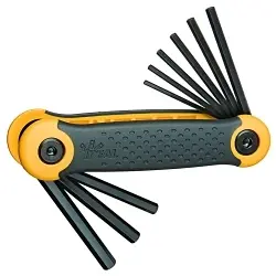 IDEAL 35-146 Hex Key Set, 9 Pieces, 5/64 to 1/4 in Hex, 8650 Steel