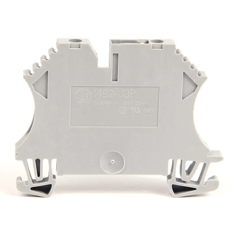 Allen-Bradley IEC 1 Circuit Feed Through Block, Selectable component plug in device, 2.5mm max. wire, Red,Pkg. Qty. of 100