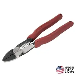 Klein 2005N Dual Wire Crimper, 22 to 10 AWG, 18 to 10 AWG Cable/Wire
