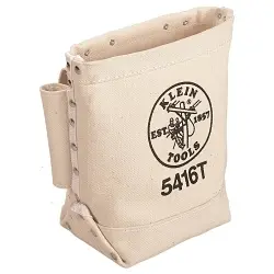 Klein 5416T Tunnel Loop Bull Pin/Bolt Bag, Canvas, Natural