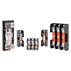 Mersen 64051R Open Style Fuse Block, 600 V AC/DC, 400 A, Class R, 250 to 1000 kcmil Wire, 1 Poles