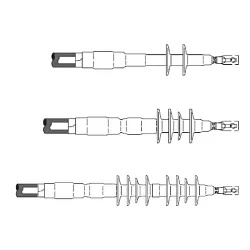 3M 7000006123 7690-S Cold Shrink QT-III Termination Kit, 1 Pieces, For Use With Outdoor Applications, Silicone Rubber