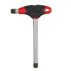 Klein Journeyman™ JTH6E17 Hex Key, 1/2 in Hex, T-Handle Grip Handle, Steel