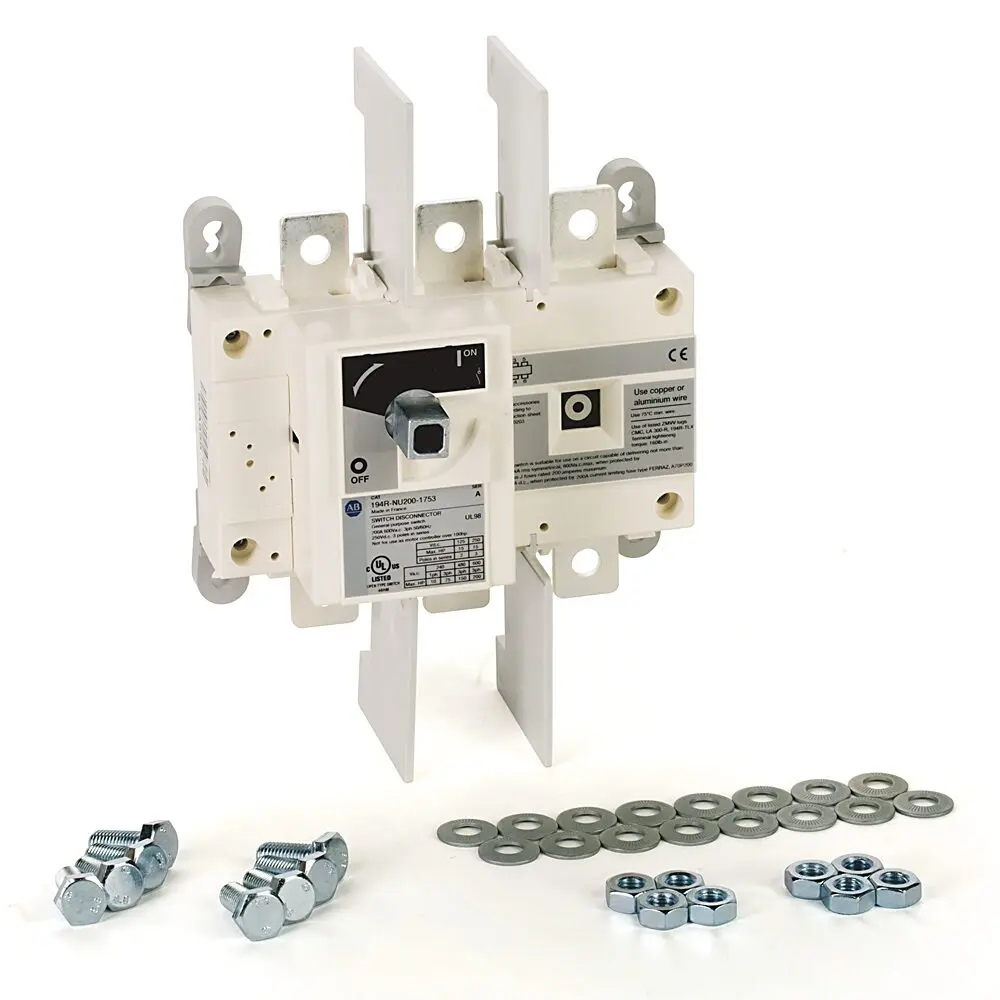 Allen-Bradley Disconnect Switch, 200A,Non Fused, 3 Pole,Open Type
