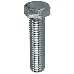 Dottie 5MB381 Partial Thread Cap Screw, 3/8-16, 1 in L Under Head, 5 Grade, Steel, Zinc Plated
