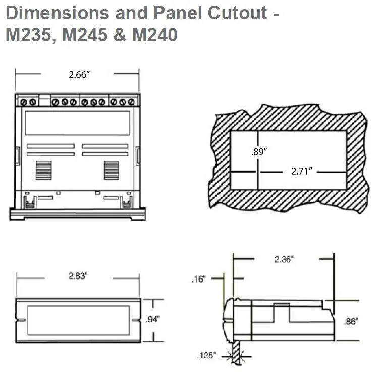 Simpson Electric M240-0-91-0-F