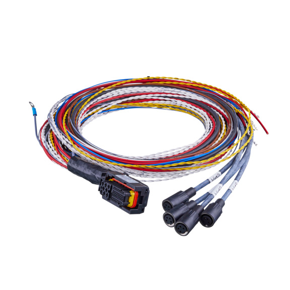 connection cable with AMP connector, for 4 analog cameras - E2M276
