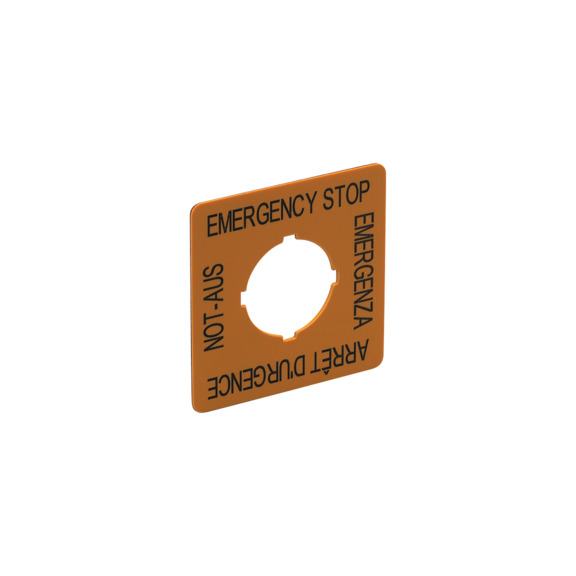IFM e-stop label - E7003S