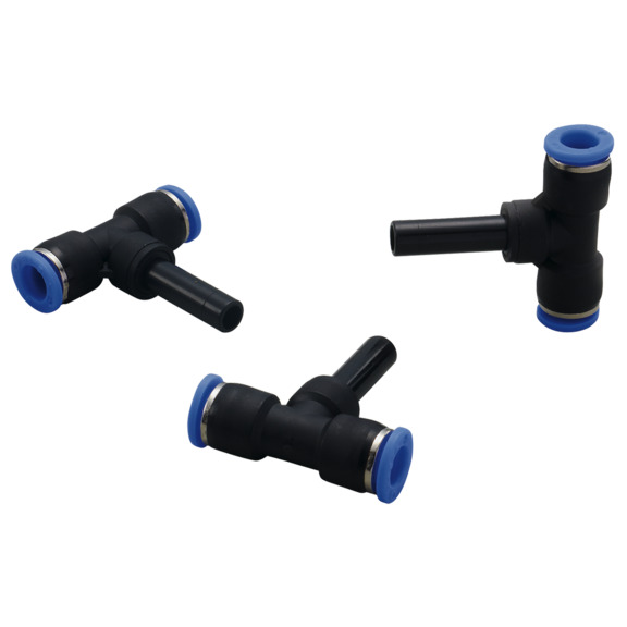 Push-in T-fitting for pneumatic connections - E75227